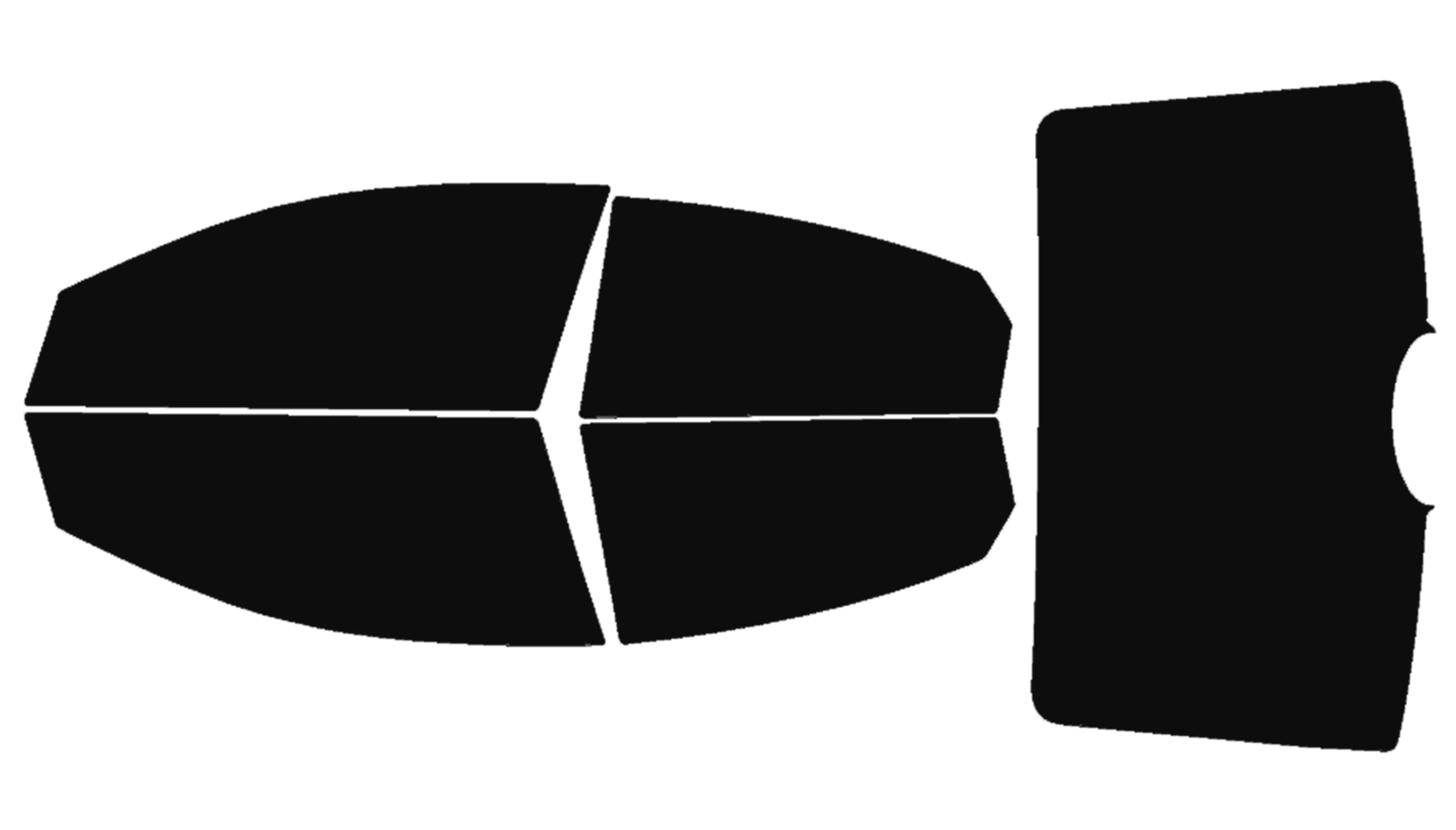 Precut Window Tint Kit for Hyundai Accent Sedan (1995–2023) | UV Block & Privacy Film