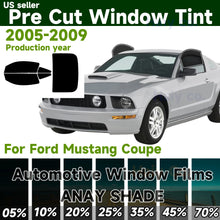 Load image into Gallery viewer, Precut Window Tint Kit for Ford Mustang Coupe (2005–2009) | UV Block &amp; Privacy Film