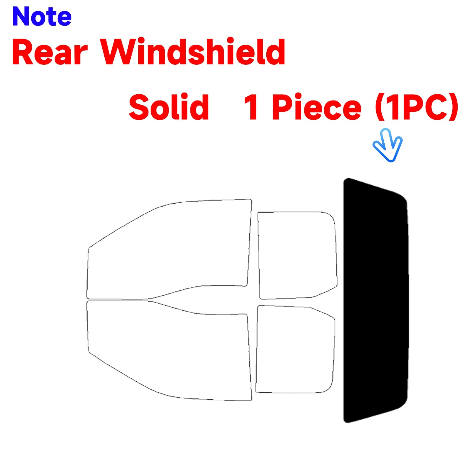 Precut Window Tint Kit for Ford F-150 Extended Cab (2021–2025) | UV Block & Privacy Film