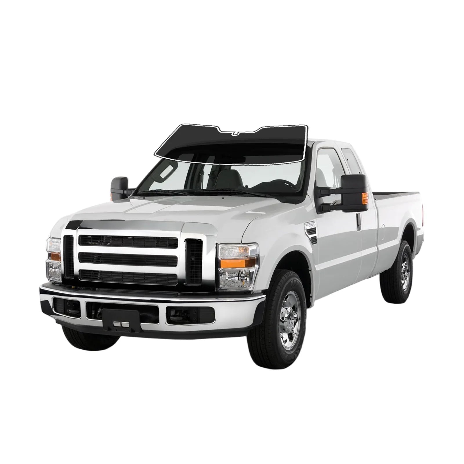 Precut Window Tint for Ford F-250 Extended (2008–2012) | UV Heat Block