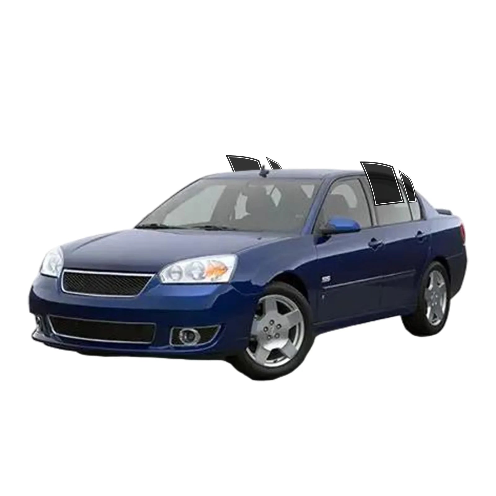 Precut Window Tint for Chevrolet Malibu (2004–2007) | UV Heat 2-Ply