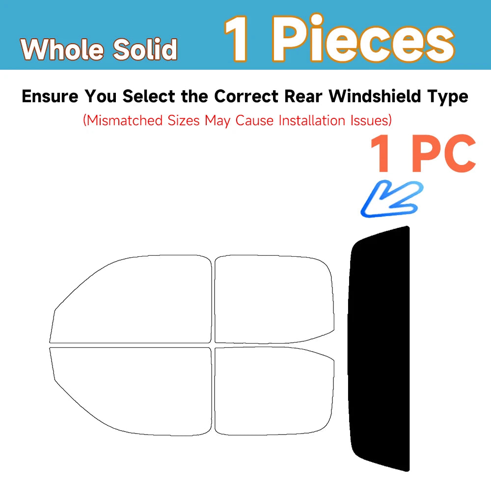 Precut Window Tint Kit for Toyota Tacoma Double Cab (1995–2004) | UV Block & Privacy Film
