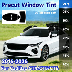 Precut Window Tint Kit for Cadillac CT4 / CT5 / CT6 (2016–2026) | UV Block & Privacy Film
