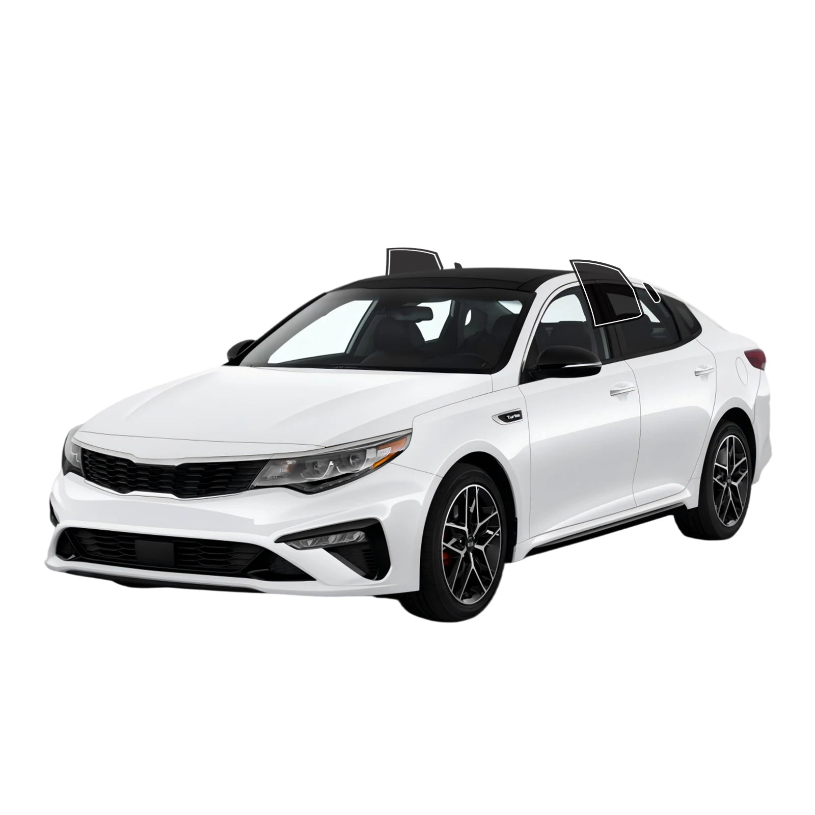 Precut Window Tint Kit for Kia Optima Sedan (2001–2020) | UV Block & Privacy Film