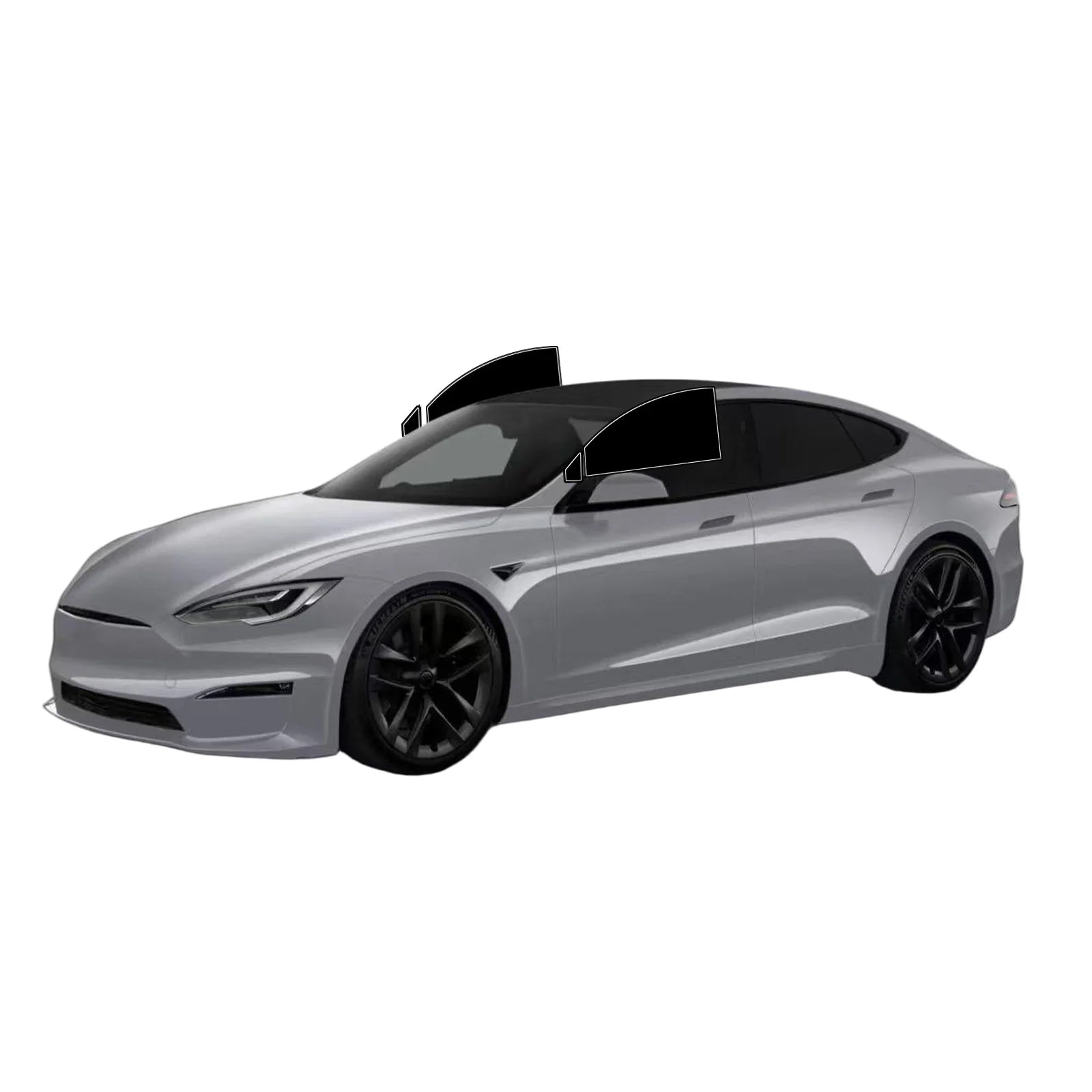 Precut Window Tint Kit for Tesla Model S (2012–2026) | UV-IR Block & Privacy Film