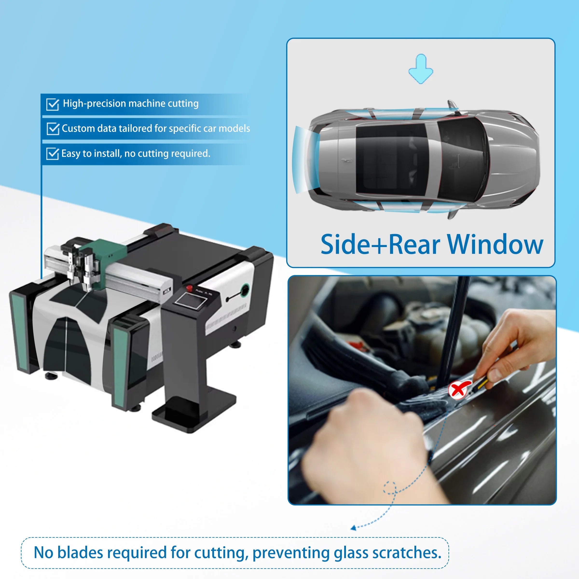 Precut Window Tint for Toyota Corolla Sedan (1993–2026) | UV Block