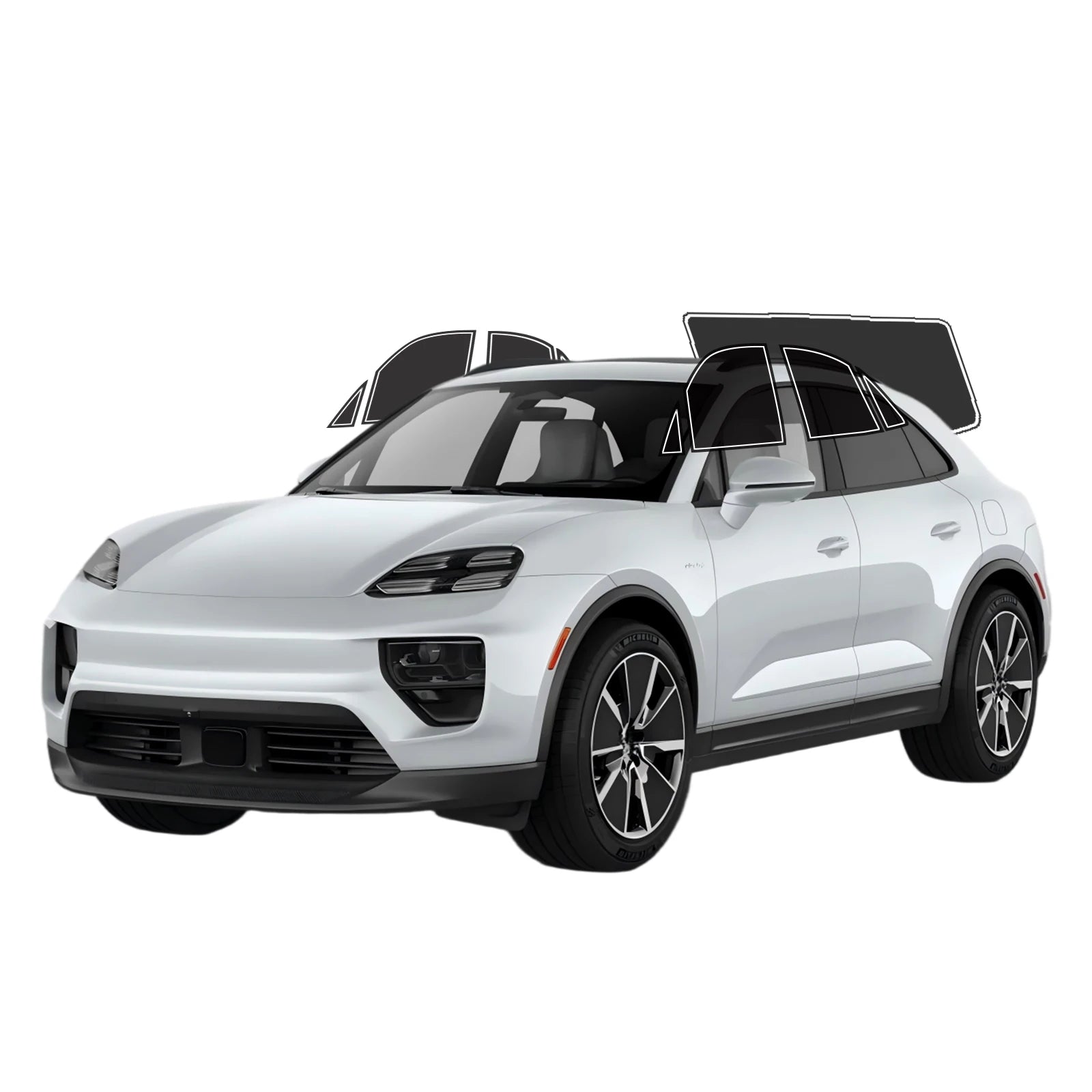 Precut Window Tint Kit for Porsche Macan (2015–2024) | UV Block & Privacy Film