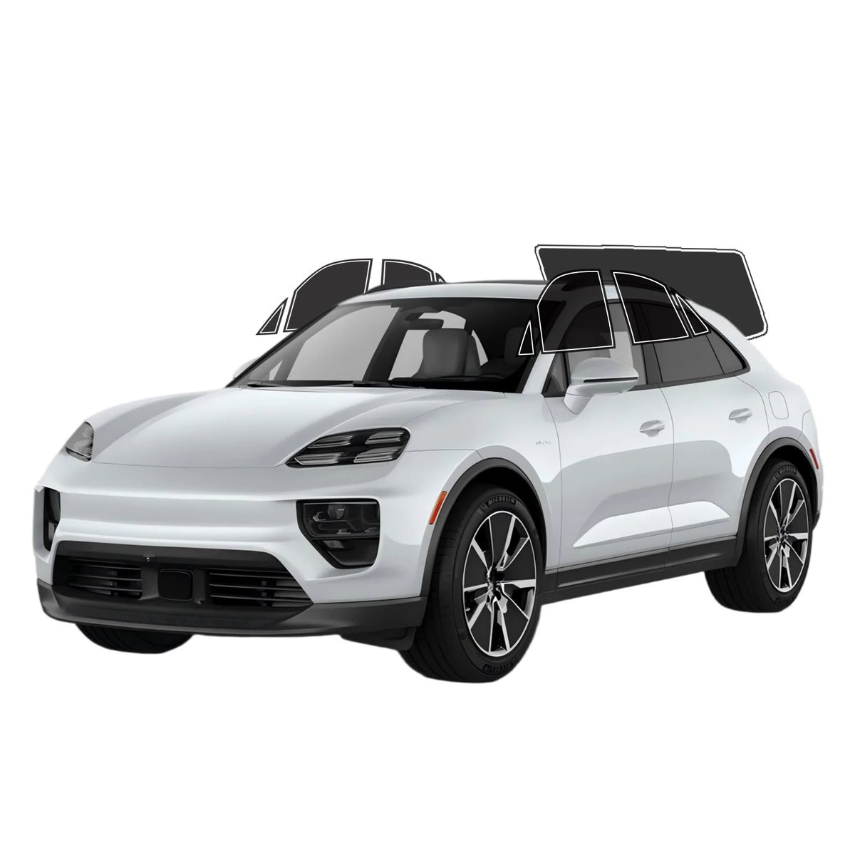 Precut Window Tint Kit for Porsche Macan (2015–2024) | UV Block & Privacy Film