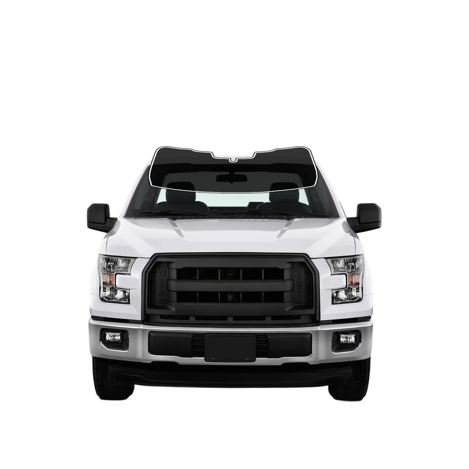 Precut Window Tint Kit for Ford F-150 Regular Cab (2015–2020) | UV Block & Privacy Film