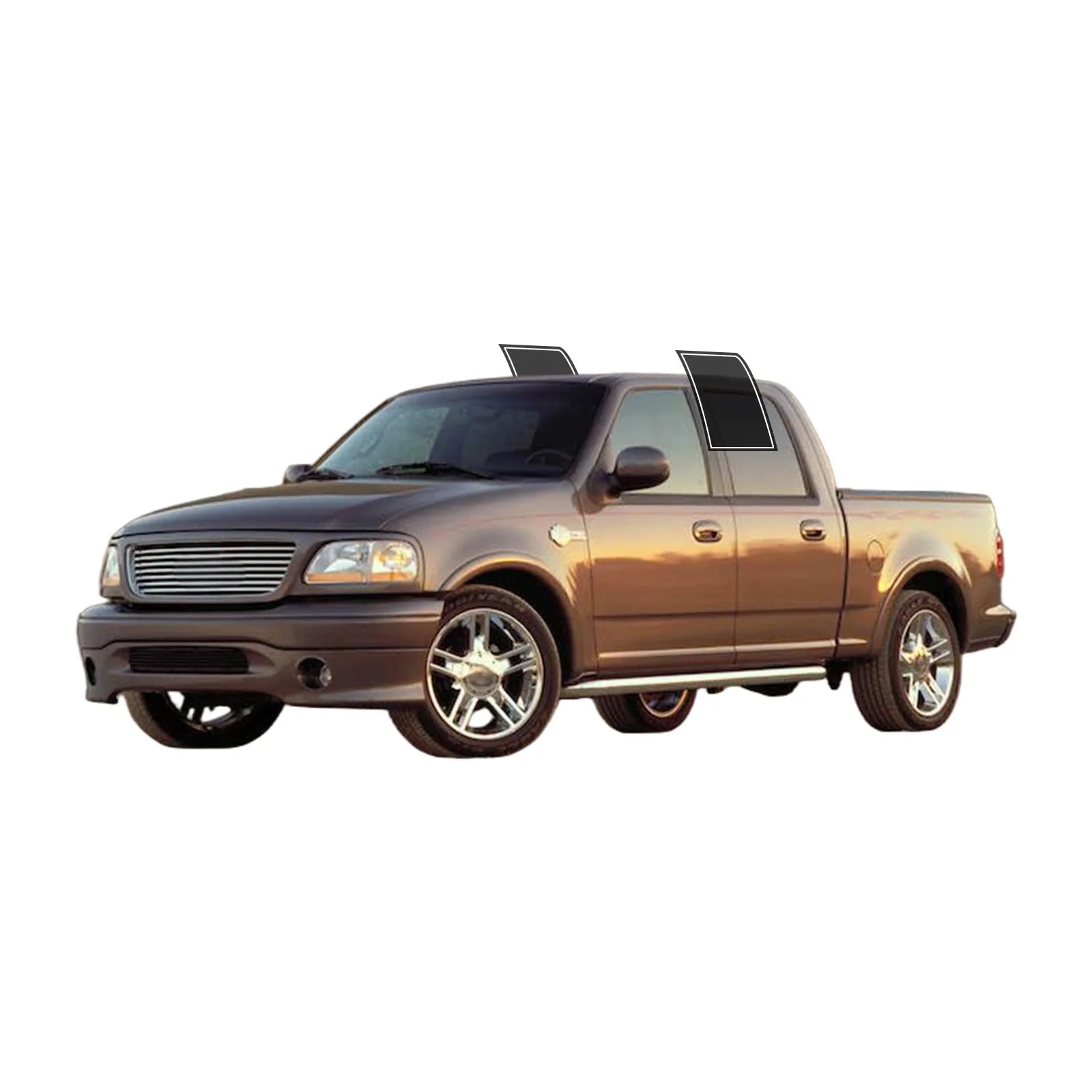 Precut Window Tint Kit for Ford F-150 Crew Cab (1997–2003) | UV Block & Privacy Film