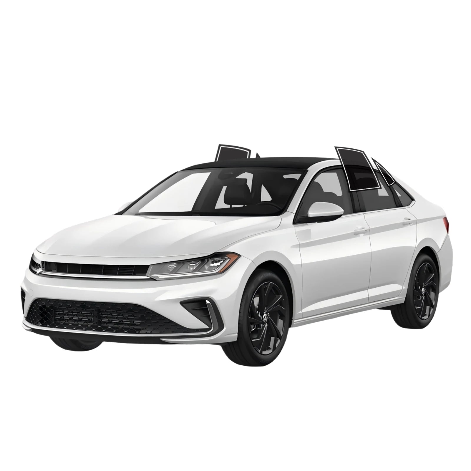 Precut Window Tint Kit for VW Jetta Sedan (1992–2026) | UV Block & Privacy Film