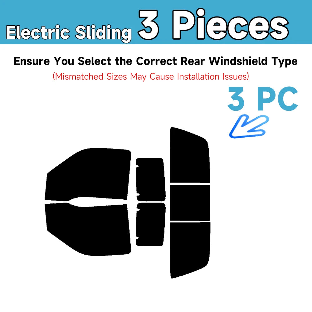 Precut Window Tint for Ford F-250 Extended (2008–2012) | UV Heat Block