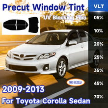 Load image into Gallery viewer, Precut Window Tint Kit for Toyota Corolla (2009–2013) | UV-IR Block &amp; Privacy Film