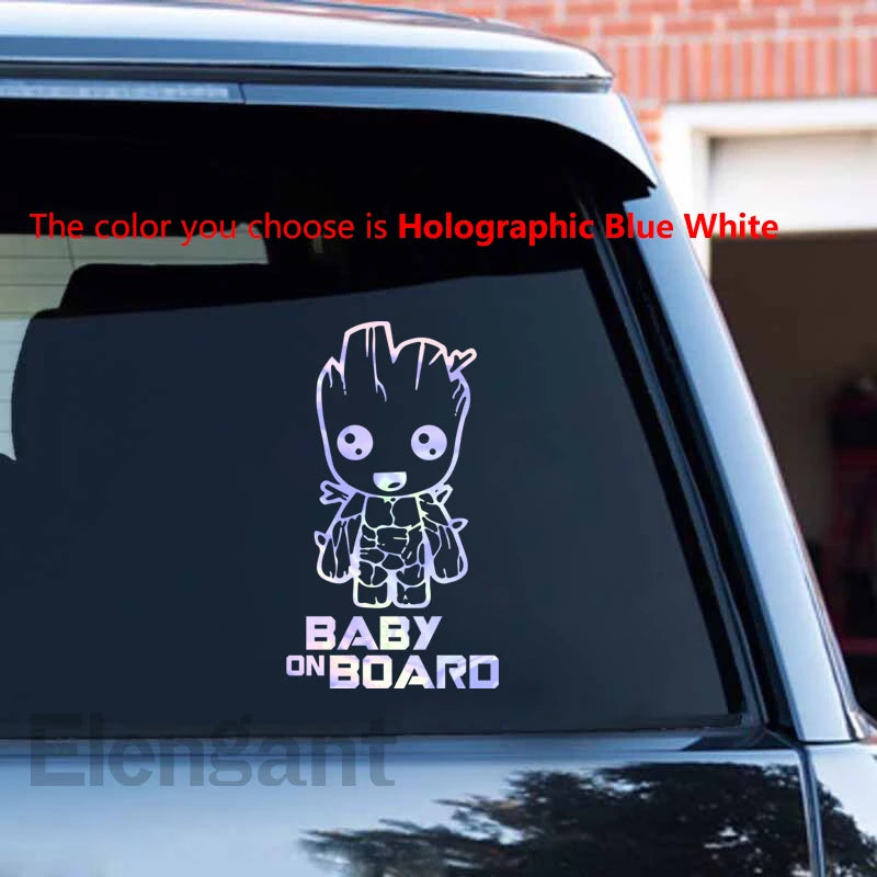 Baby on Board Vinyl Sticker - Funny Car Window Decal with Movie Characters & Quotes