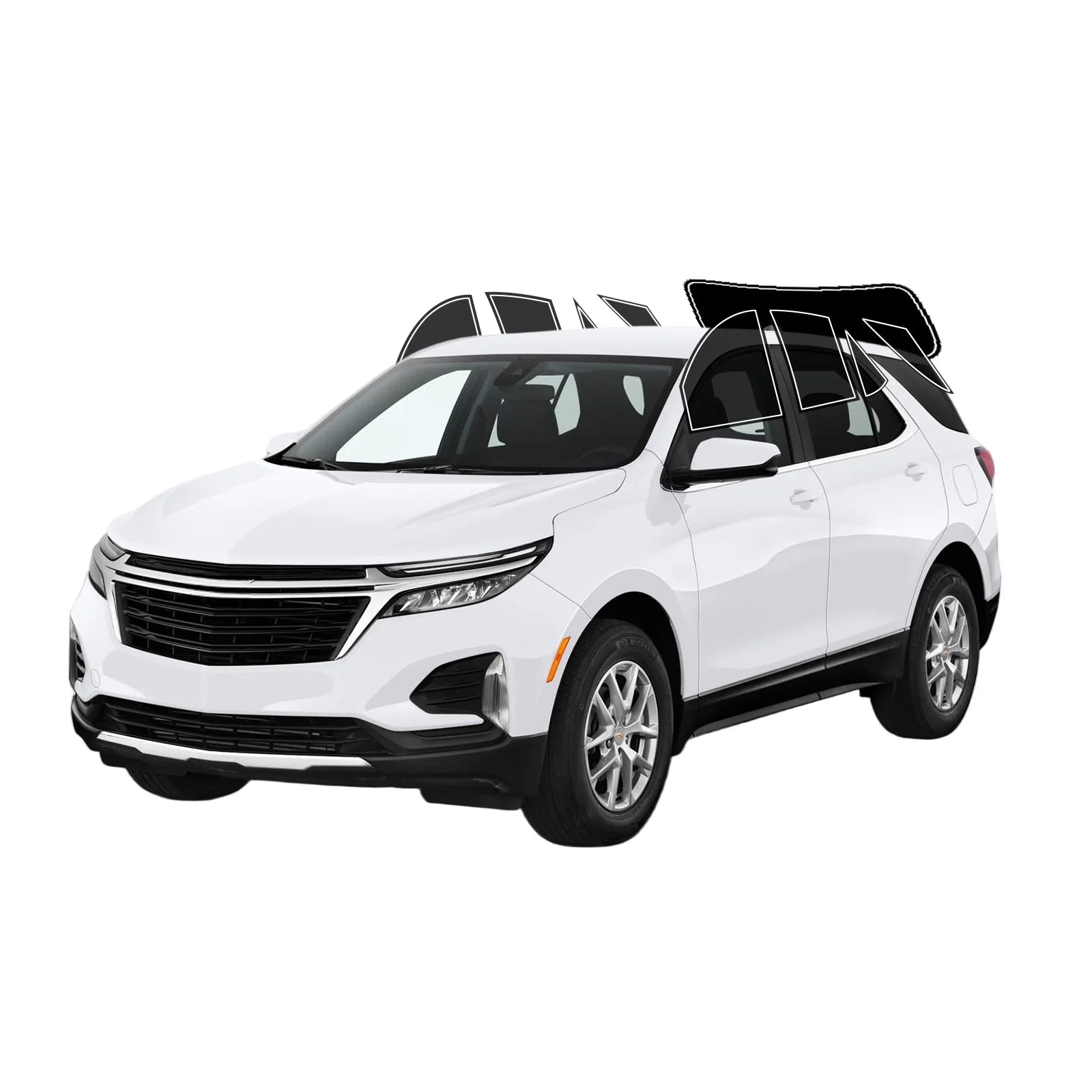 Precut Window Tint Kit for Chevrolet Equinox (2005–2026) | UV Block & Privacy Film