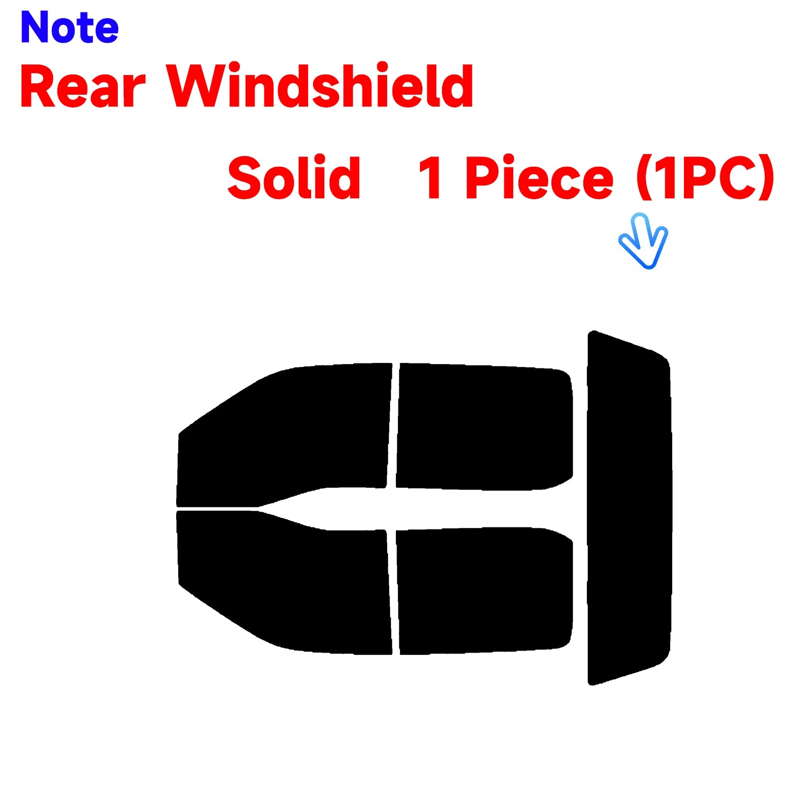 Precut Window Tint Kit for Ford F-150 Crew Cab (2021–2025) | UV Block & Privacy Film