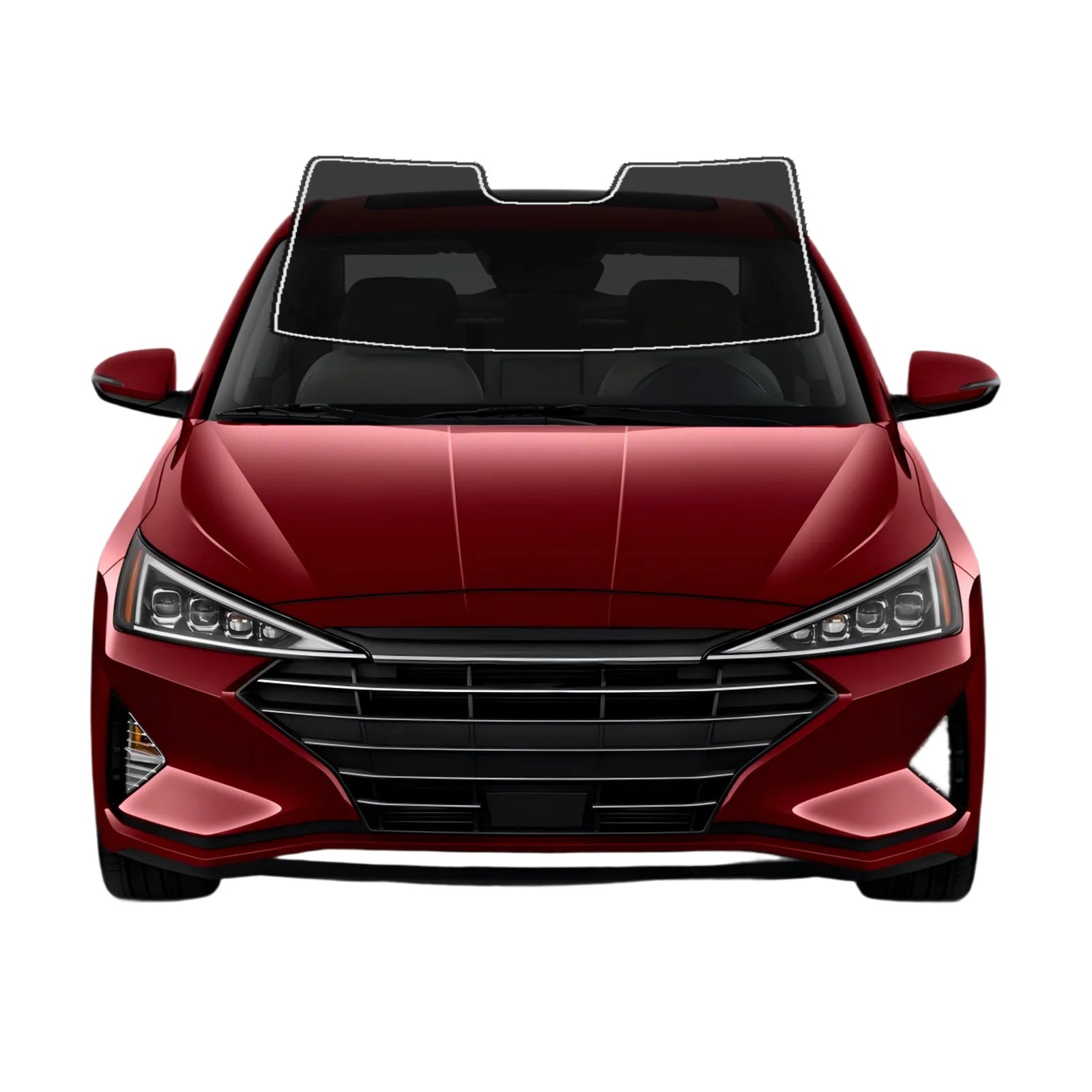 Precut Window Tint Kit for Hyundai Elantra Sedan (2017–2020) | UV Block & Privacy Film