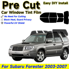 Precut Window Tint Kit for Subaru Forester (2003–2007) | UV Block & Privacy Film