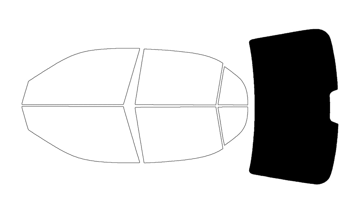 Precut Window Tint Kit for Honda Civic Sedan (2001–2005) | UV Block & Privacy Film