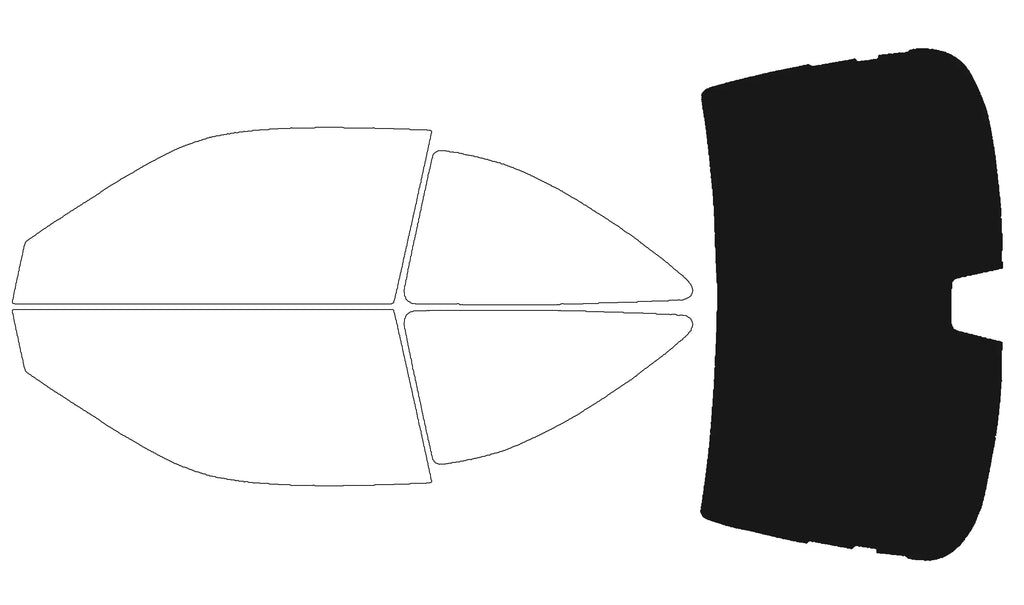 Precut Window Tint Kit for Honda Civic Coupe (2001–2005) | UV Block & Privacy Film