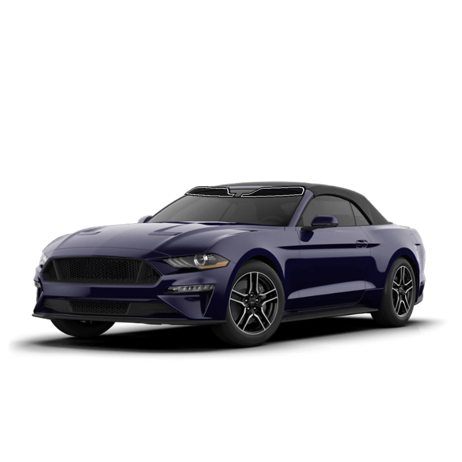 Precut Window Tint Kit for Ford Mustang Convertible (1994–2023) | UV Block & Privacy Film