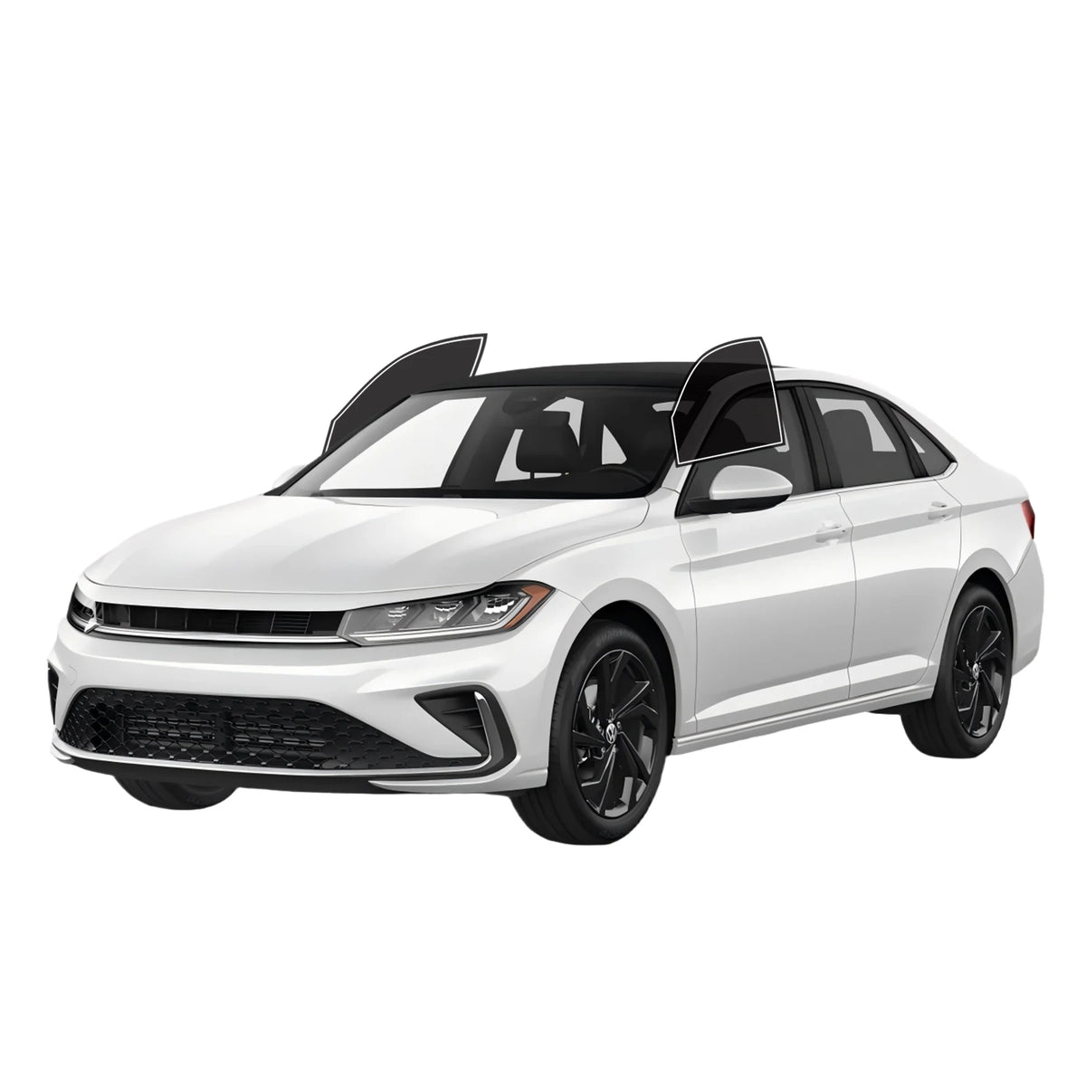 Precut Window Tint Kit for VW Jetta Sedan (1992–2026) | UV Block & Privacy Film