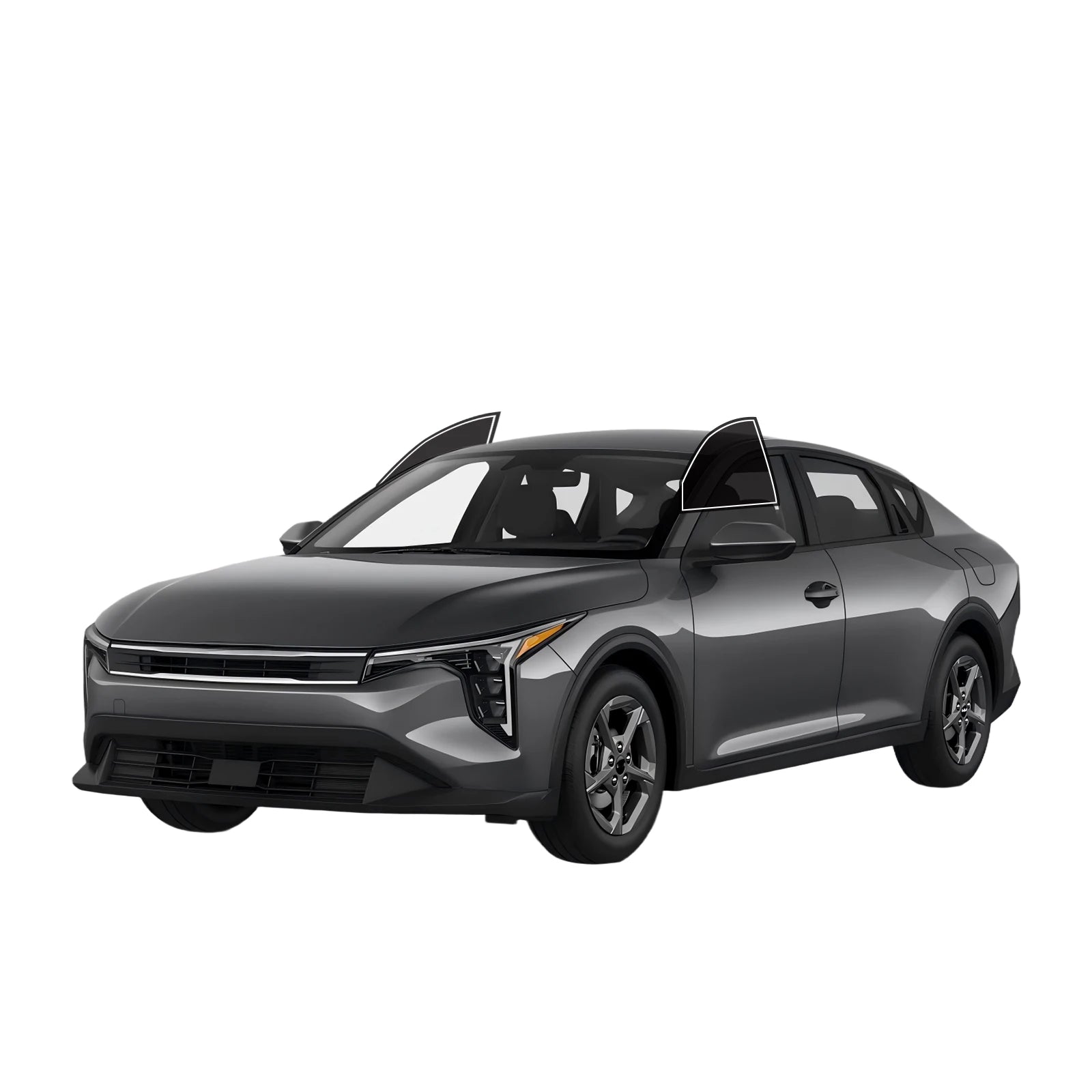 Precut Window Tint Kit for Kia K4 (2025–2026) | UV-IR Block & Privacy Film