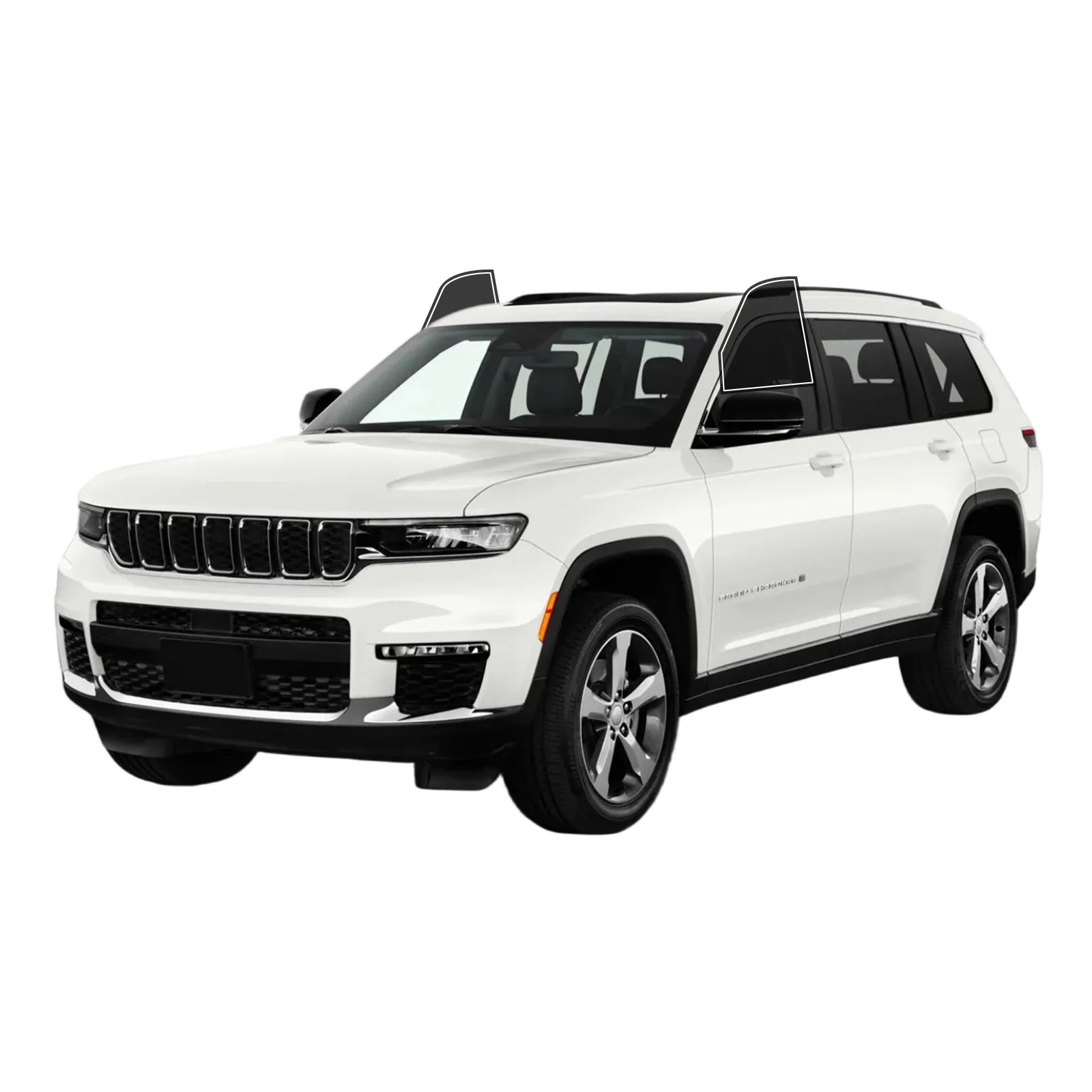 Precut Window Tint Kit for Jeep Grand Cherokee L (2021–2025) | UV Block & Privacy Film