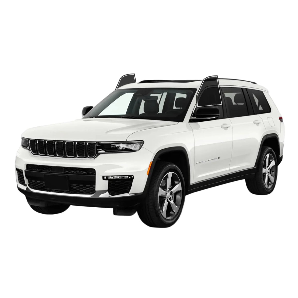 Precut Window Tint Kit for Jeep Grand Cherokee L (2021–2025) | UV Block & Privacy Film