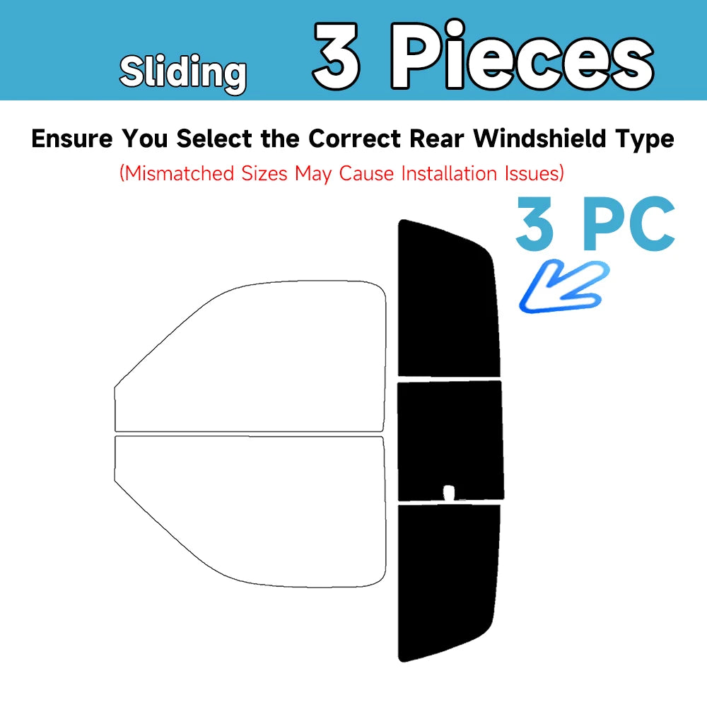 Precut Window Tint Kit for Toyota Tundra Regular Cab (2000–2006) | UV Block & Privacy Film