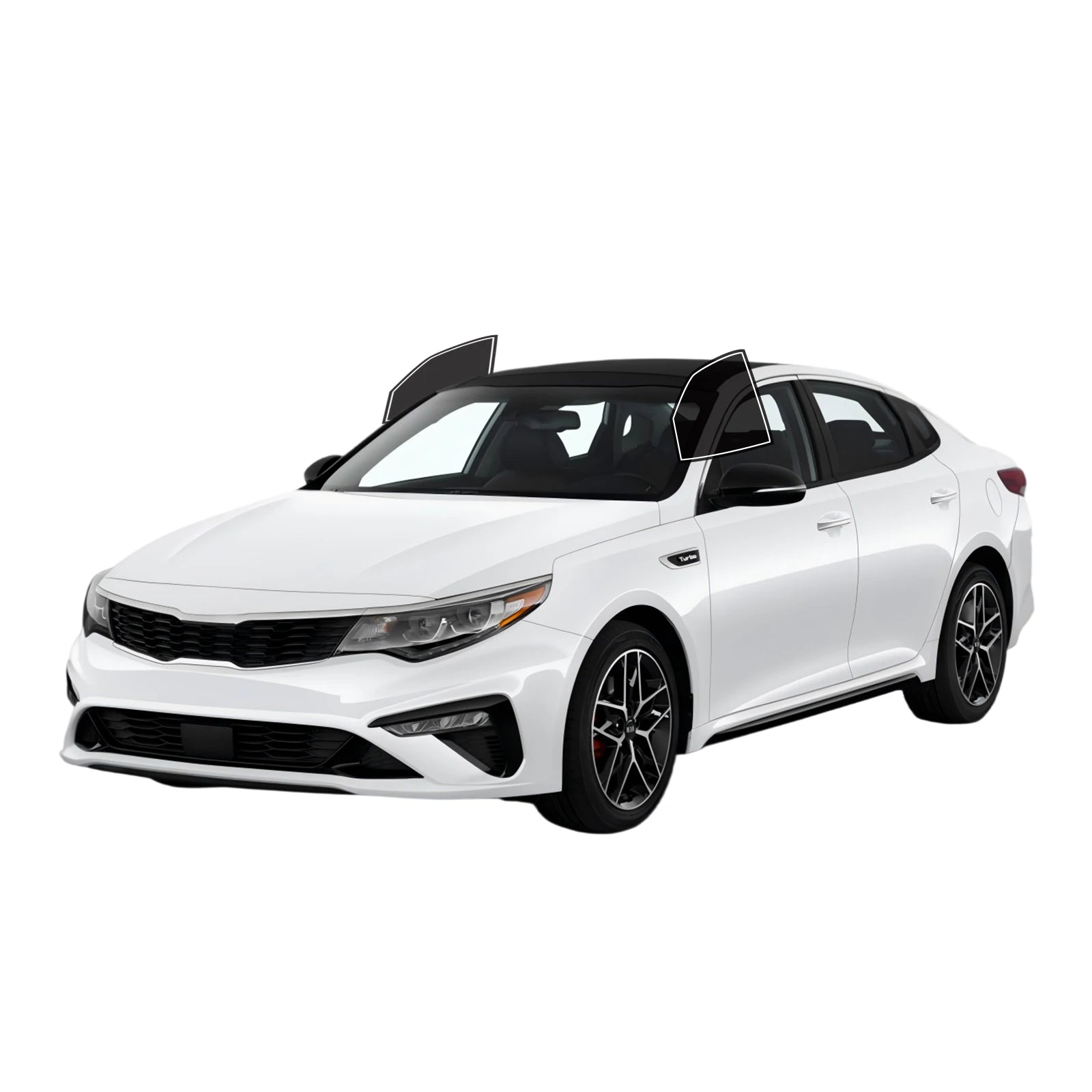 Precut Window Tint Kit for Kia Optima Sedan (2001–2020) | UV Block & Privacy Film