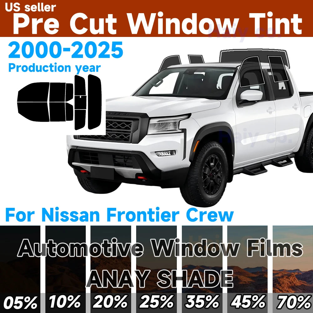Precut Window Tint Kit for Nissan Sentra (2013–2025) | UV Block & Privacy Film