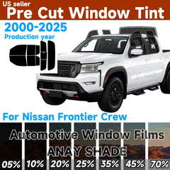 Precut Window Tint Kit for Nissan Sentra (2013–2025) | UV Block & Privacy Film