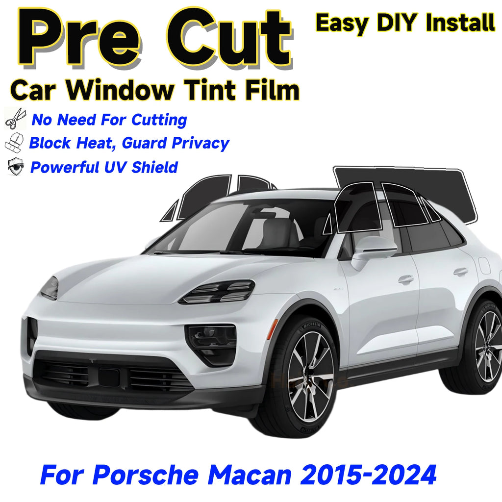 Precut Window Tint Kit for Porsche Macan (2015–2024) | UV Block & Privacy Film