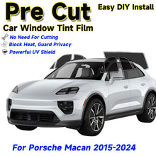 Load image into Gallery viewer, Precut Window Tint Kit for Porsche Macan (2015–2024) | UV Block &amp; Privacy Film