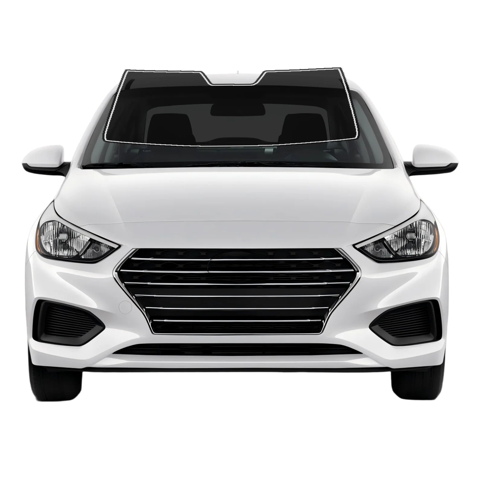Precut Window Tint Kit for Hyundai Accent Sedan (1995–2023) | UV Block & Privacy Film