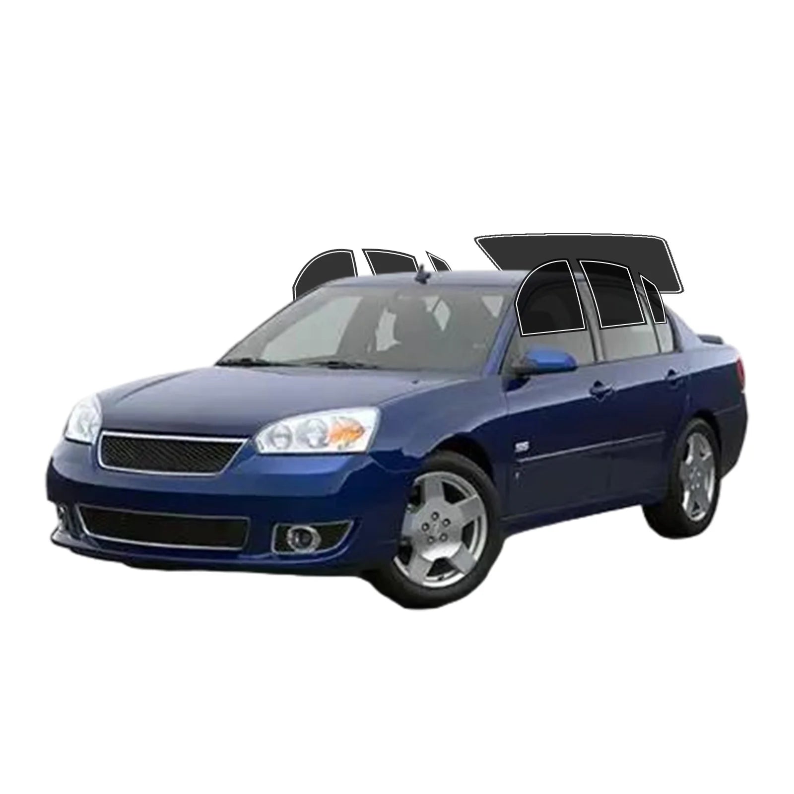 Precut Window Tint for Chevrolet Malibu (2004–2007) | UV Heat 2-Ply