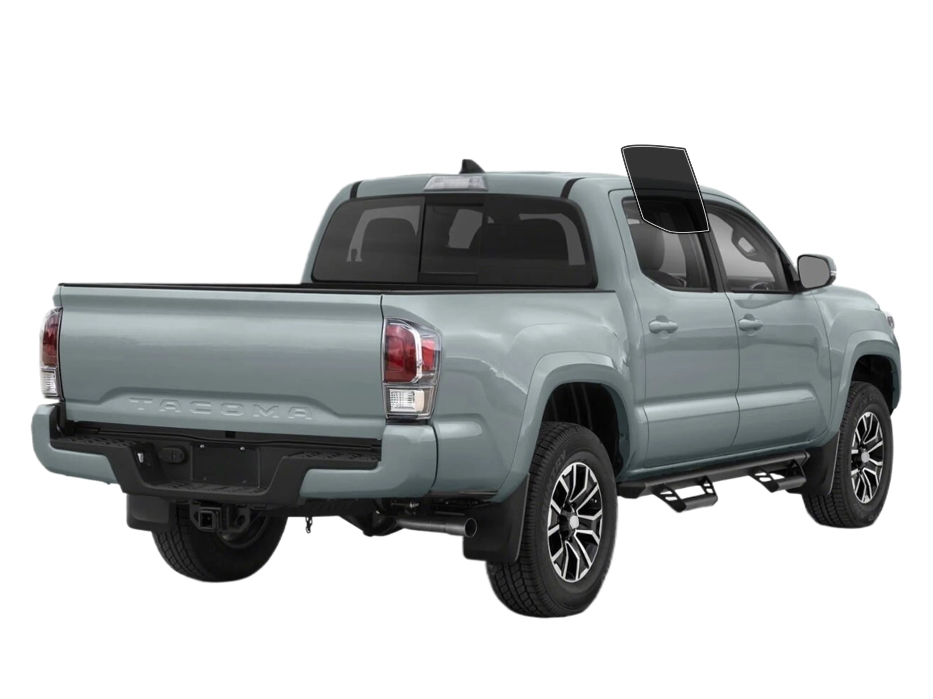 Precut Window Tint Kit for Toyota Tacoma Double Cab (2016–2023) | UV Block & Privacy Film