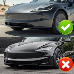 Front Bumper Spoiler Lip Body Kit for Tesla Model 3 (2024–2025) | WPOWER — Excludes Performance