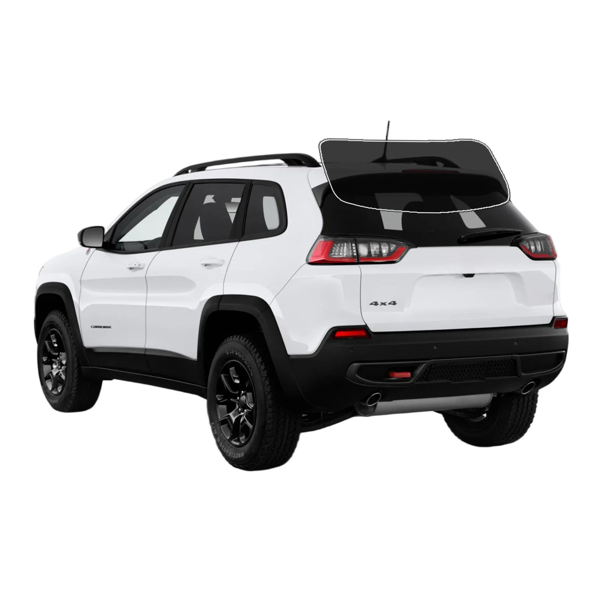 Precut Window Tint Kit for Jeep Cherokee 4-Door (1986–2023) | UV Block & Privacy Film