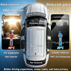Precut Window Tint for Chevrolet Malibu (2004–2007) | UV Heat 2-Ply