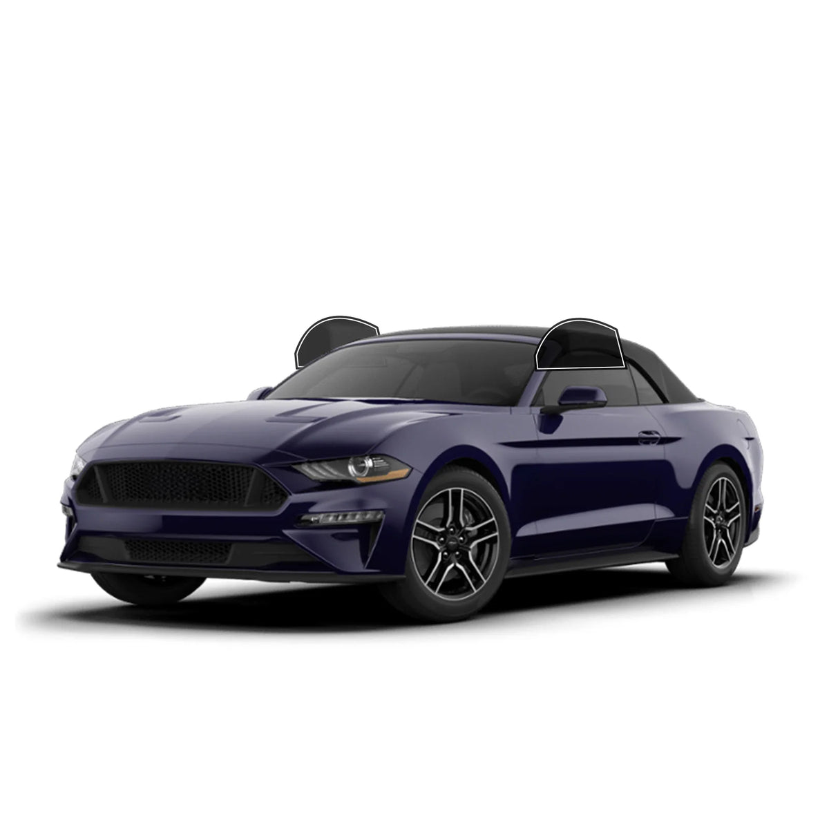 Precut Window Tint Kit for Ford Mustang Convertible (1994–2023) | UV Block & Privacy Film