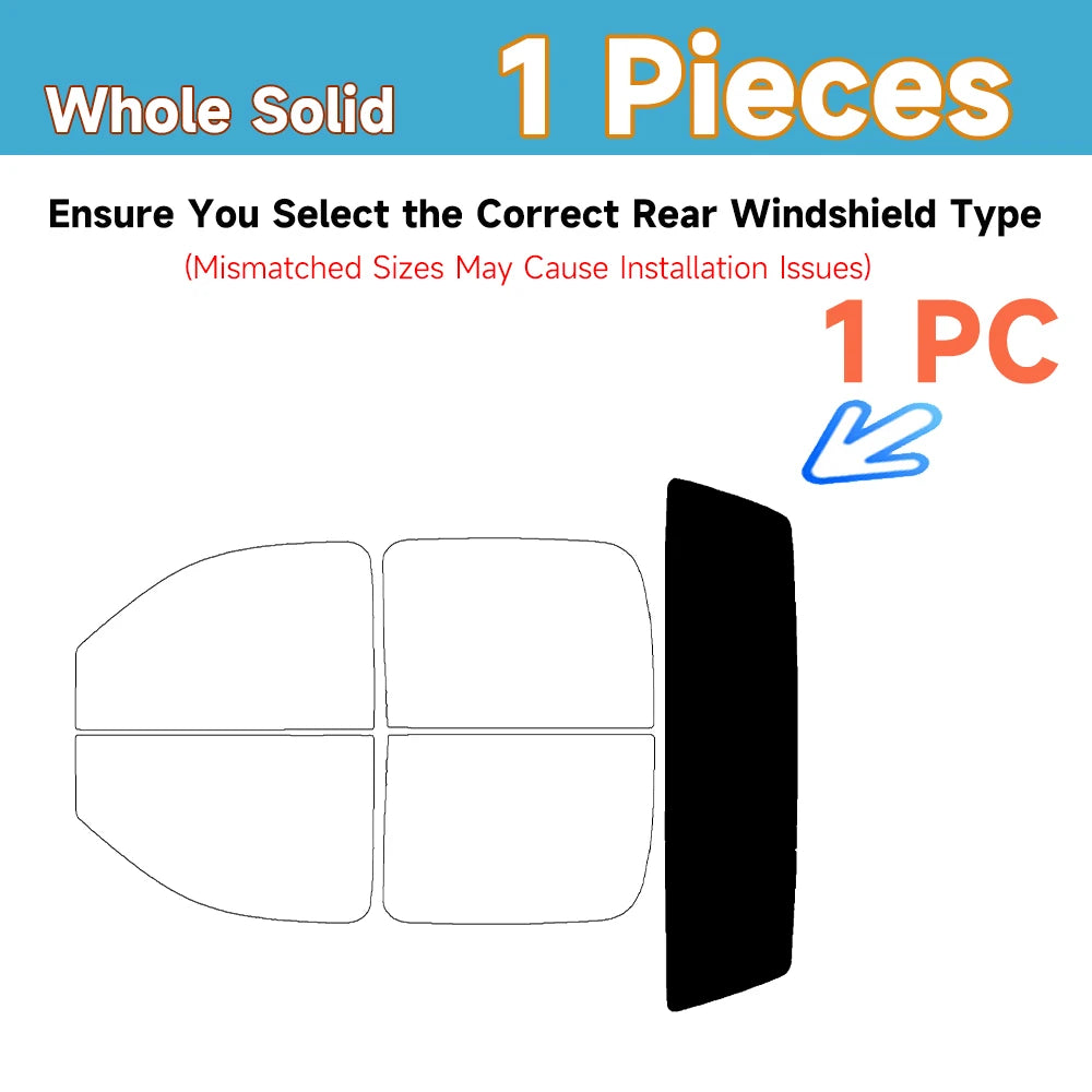 Precut Window Tint Kit for GMC Sierra / Chevy Silverado | UV Block & Privacy Film