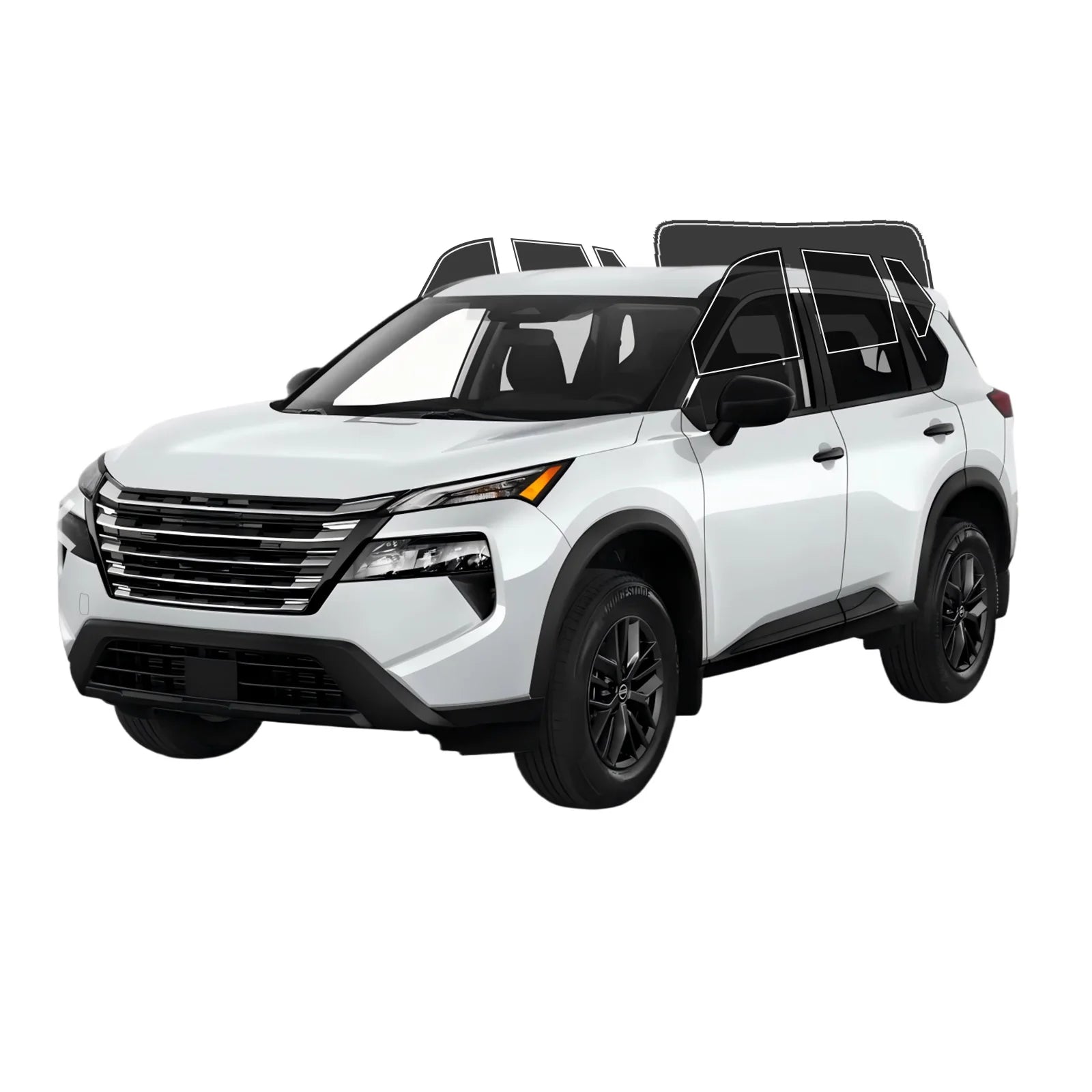 Precut Window Tint Kit for Nissan Rogue (2008–2025) | UV Block & Heat Rejection Film