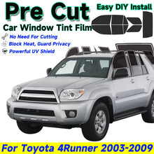 Load image into Gallery viewer, Precut Window Tint Kit for Toyota 4Runner (2003–2009) | UV Block &amp; Privacy Film