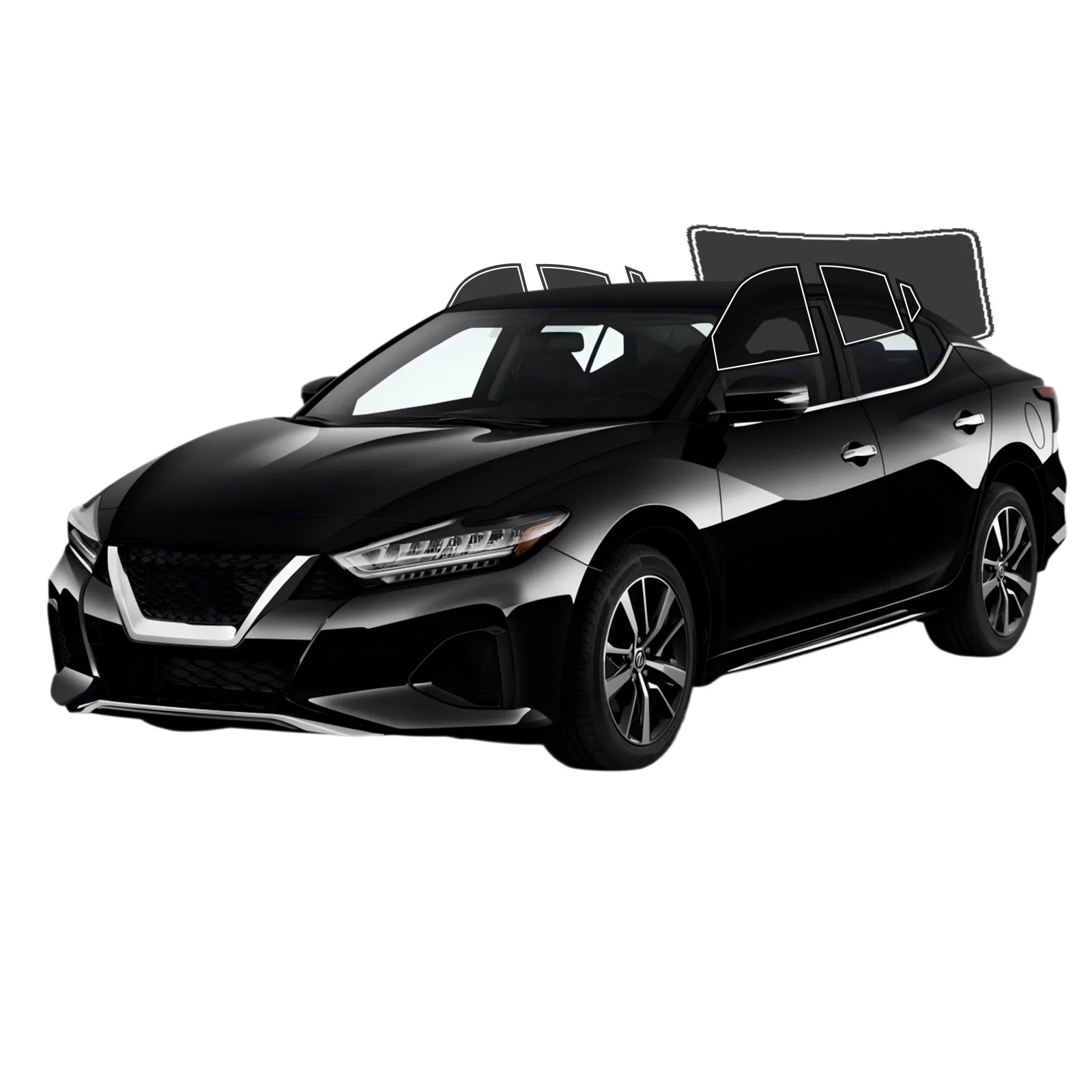Precut Window Tint Kit for Nissan Maxima (1995–2025) | UV Block & Privacy Film