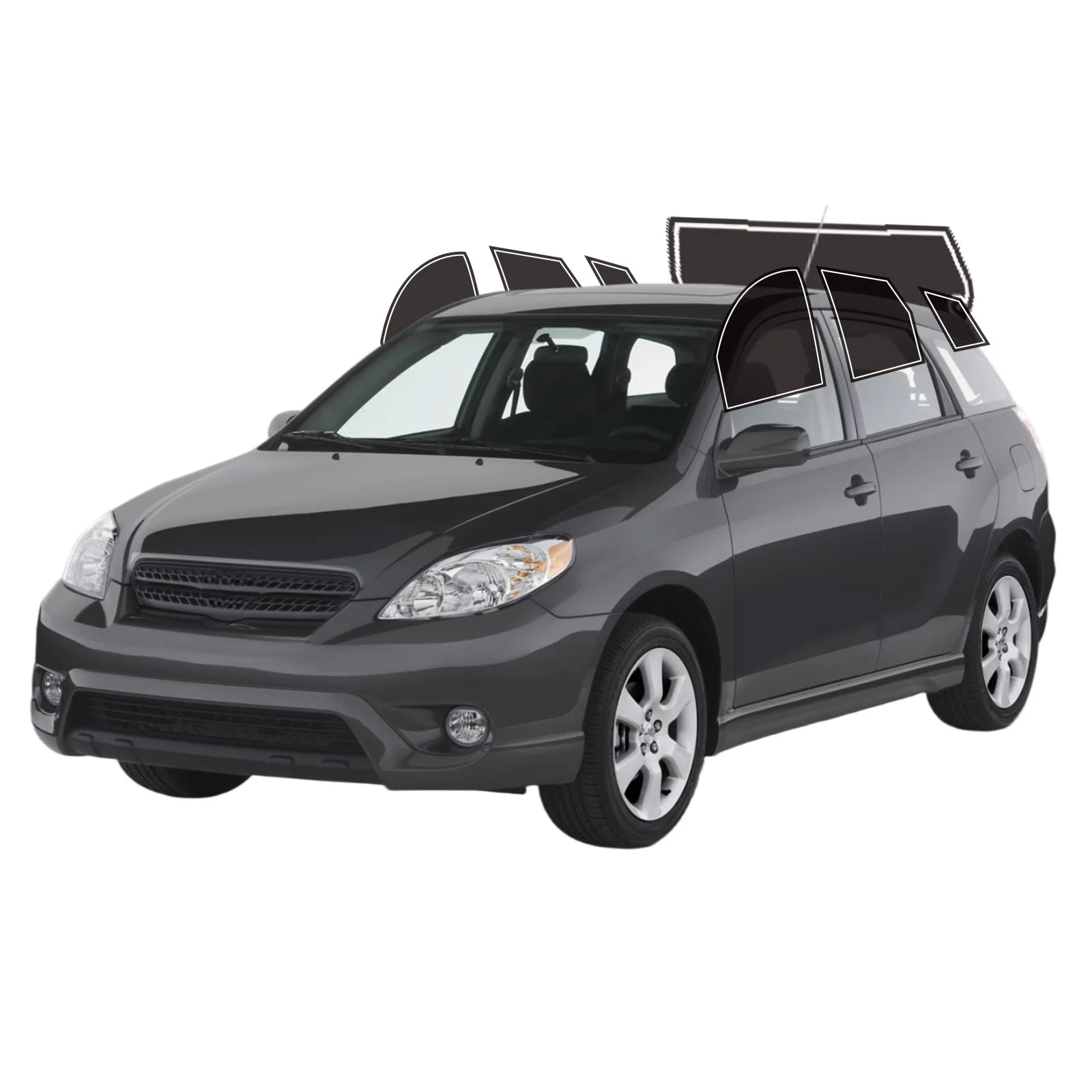Precut Window Tint Kit for Toyota Matrix (2003–2008) | UV Block & Privacy Film