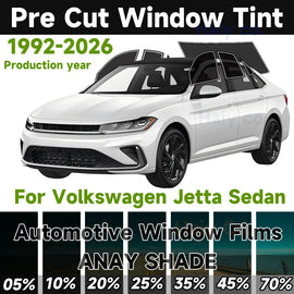 Precut Window Tint Kit for VW Jetta Sedan (1992–2026) | UV Block & Privacy Film
