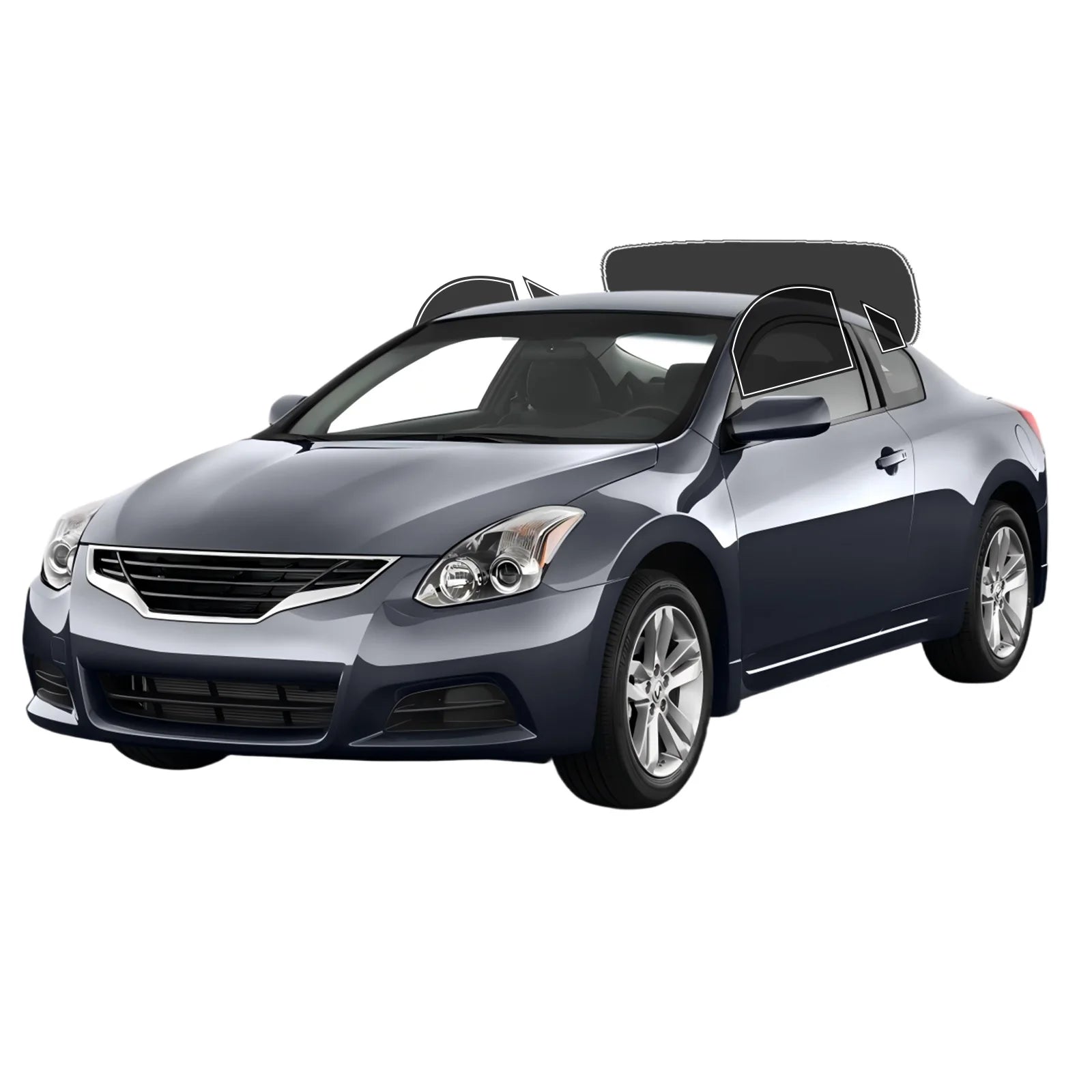 Precut Window Tint Kit for Nissan Altima Coupe (2007–2012) | UV Block & Privacy Film