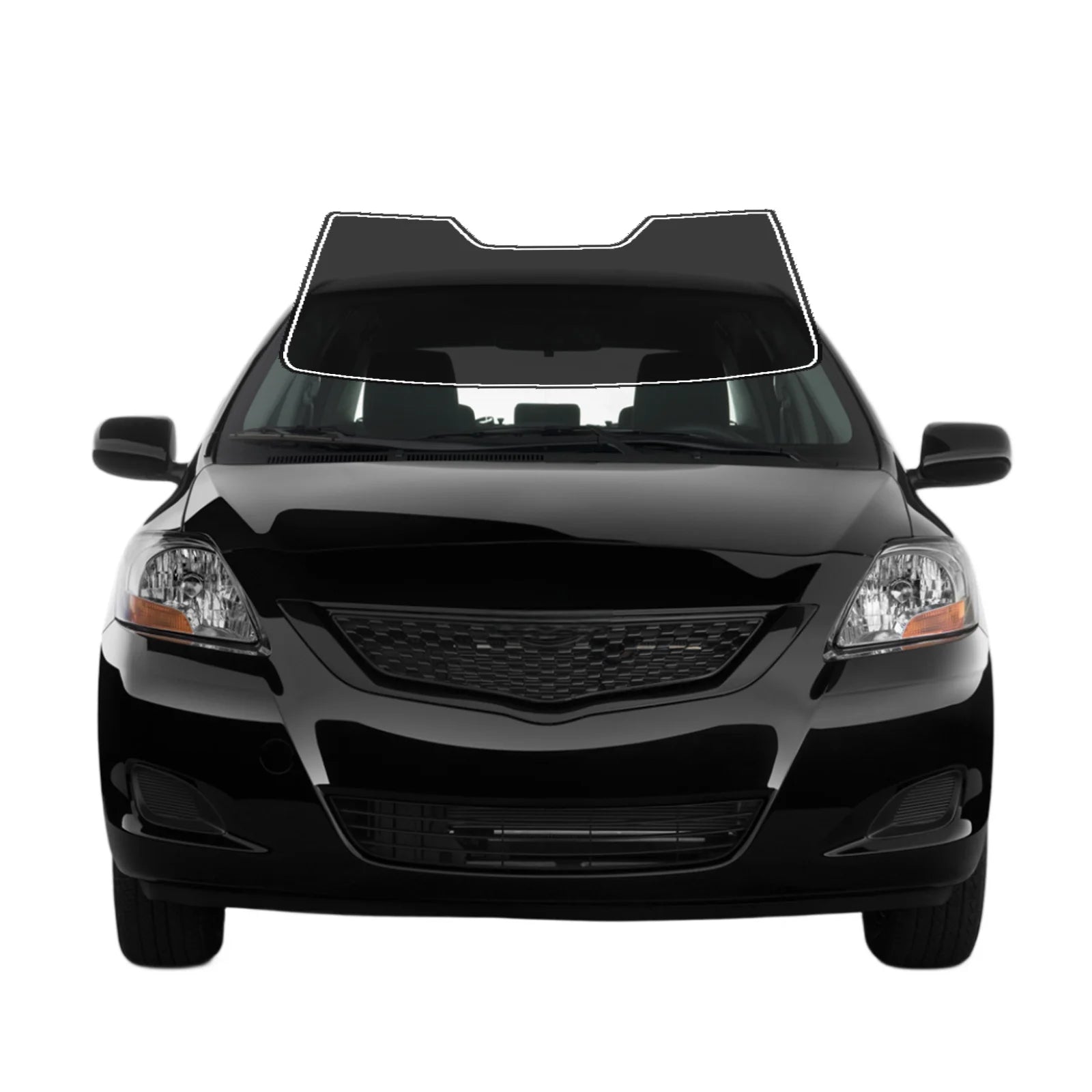 Precut Window Tint Kit for Toyota Yaris Sedan (2007–2011) | UV Block & Privacy Film